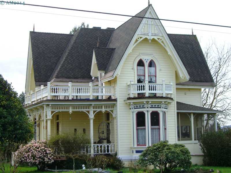 The Lee Laughlin house circa 1873, Yamhill, Oregon.